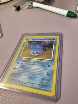 Pokemon TCG Light Azumarill 13/105 Holo Rare Card near mint lightly played - Image 4
