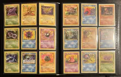 Pokemon Cards 1999 100% Complete Fossil Set 62/62 WOTC Vintage LP-HP - Image 4