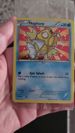 Pokemon TCG Shiny Magikarp Black Star Promo Card XY143 Sealed, Near Mint - Image 2