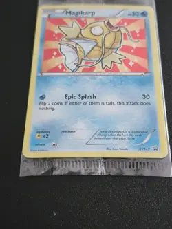 Pokemon TCG Shiny Magikarp Black Star Promo Card XY143 Sealed, Near Mint - Image 3