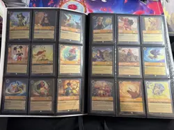 Disney Lorcana Fabled Complete Cold Foil Set *205x Cards - Image 2