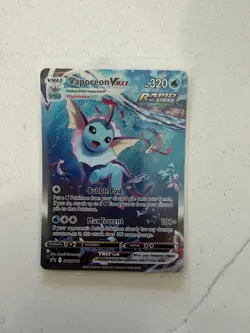 Pokemon Vaporeon VMAX SWSH182 Sword & Shield Promo Card Holo NM Condition - Image 1