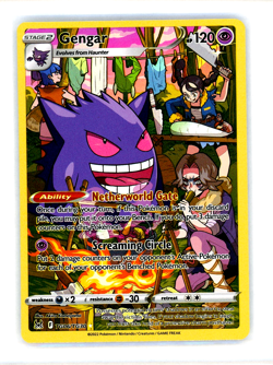 Pokemon Gengar TCG TG06/TG30 Swsh11: Lost Origin Trainer Gallery Holo Card NM - Image 1
