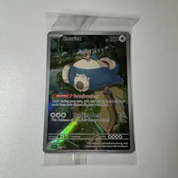 Pokemon TCG Snorlax SVP051 Black Star Promo Scarlet & Violet 151 Card (SEALED) - Image 1
