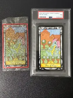 Metazoo Cumberland Dragon Six of Cups Lot - Tarot Sample PSA 7 + Holo Tarot Card - Image 1