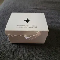 MTG Brand New Secret Lair the Walking Dead Factory Sealed Pull tab half off - Image 1