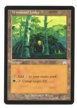 Wirewood Lodge - Onslaught Set - MP Condition - MTG Card-7aju - Image 1
