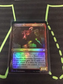 MTG Magic The Gathering Bloodtithe Harvester Foil Showcase Vampire Commander - Image 1