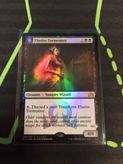 MTG Magic The Gathering Elusive Tormentor Foil Promo Black Vampire Commander - Image 1