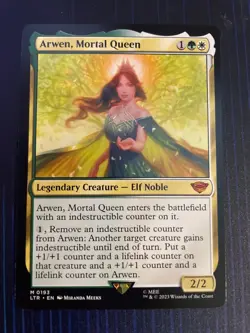 MTG Magic Arwen, Mortal Queen the Lord of the Rings Mythic Rare NM - Image 1