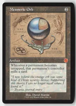 MTG - Mesmeric Orb (Schematic) M The Brothers' War: Retro Frame Artifacts 94 LP- - Image 1