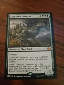 MTG Cultivator Colossus Innistrad: Crimson Vow 195/277 Regular Mythic - Image 1