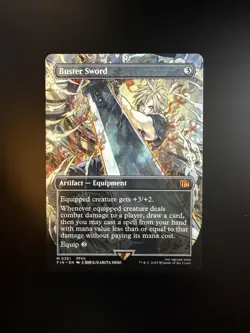 MTG Final Fantasy English Buster Sword Borderless 0351 Non-Foil - Image 1