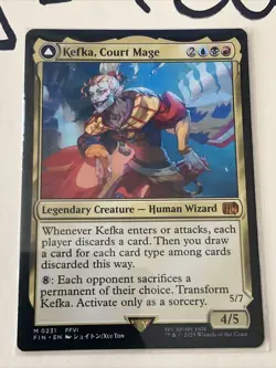 Kefka, Court Mage Final Fantasy Regular, MTG, Pack Fresh! - Image 1