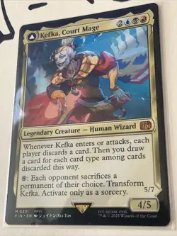 Kefka, Court Mage Final Fantasy Regular, MTG, Pack Fresh! - Image 4
