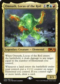 Omnath, Locus of the Roil Core Set 2020 - Near Mint - Image 1