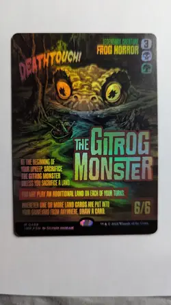 1x The Gitrog Monster Borderless FOIL Movie Poster NM - INR Magic MTG x1 - Image 1