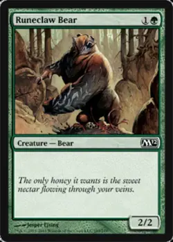 Magic 2012 - Runeclaw Bear - Foil - Image 1