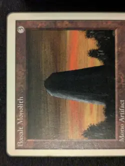 Basalt Monolith - Unlimited - LP - MTG - Magic The Gathering - Artifact - Image 3