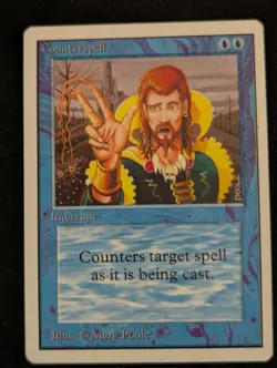Counterspell - Unlimited - LP - MTG - Magic The Gathering - Blue - Interupt - Image 1