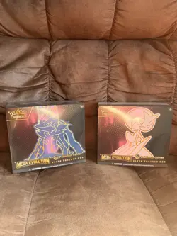 Set of 2 Mega Evolutions Pokemon Center Elite Trainer Box ETB Factory Sealed New - Image 1
