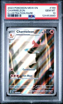 PSA 10 Pokemon English Charmander, Charmeleon, & Charizard IR/SIR Set - Image 4