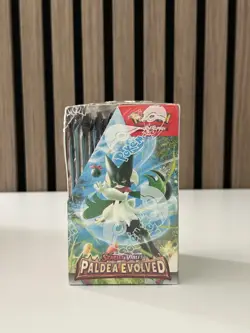 Pokemon TCG: Paldea Evolved Half Booster Box 18 Packs - Factory Sealed - Image 2