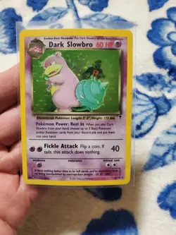 LP/MP 2002 Pokemon Legendary Collection Holo 8/110 Dark Slowbro RARE TCG VINTAGE - Image 1