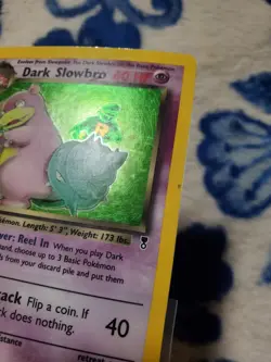 LP/MP 2002 Pokemon Legendary Collection Holo 8/110 Dark Slowbro RARE TCG VINTAGE - Image 2