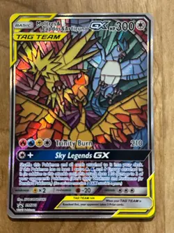 Pokemon TCG Moltres Zapdos Articuno GX SM210 Hidden Fates ETB Promo 🌟🌟🌟 - Image 1