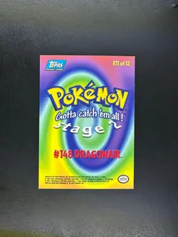 Mewtwo Strikes Back 99 topps Pokemon The First Movie Rainbow Foil E11 Dragonair - Image 2