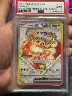 Eevee EX Black Star Promo #174 - PSA MINT 9 - PRE Premium Coll. - Pokemon TCG - Image 1