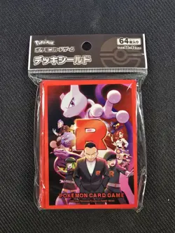 Pokemon Center Japan Exclusive Sleeves Team Rocket's Mewtwo 64 Count - Image 1
