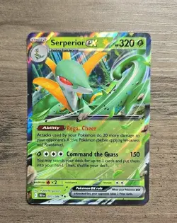 Pokemon TCG Serperior ex 003/086 Double Rare Black Bolt NM - Image 1