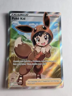 Pokemon TCG: Poke Kid 70/72 Full Art Shining Fates - Image 1