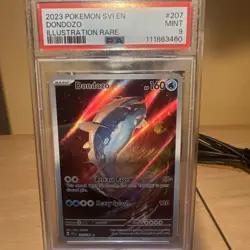 2023 POKEMON SVI EN-SCARLET & VIOLET ILLUSTRATION RARE #207 DONDOZO PSA 9 - Image 1