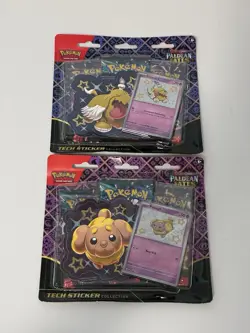 Pokemon TCG Paldean Fates Blister Lot Of 2 With 3 Booster Packs Each Brand New - Image 1