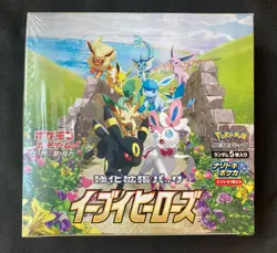 Pokemon 2021 New Factory Sealed Eevee Heroes Booster Box S6a - Image 1