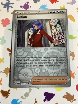 Pokemon - Lucian 157/167 - Reverse Holo - Twilight Masquerade - NM/M - Image 1