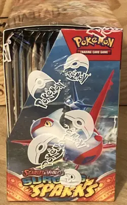 POKEMON SURGING SPARKS Booster Box Scarlet & Violet New Factory Sealed TCG - Image 2