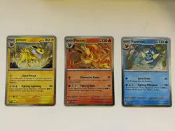 Pokemon TCG: Scarlet & Violet Promo Cosmos Holo Eeeve Evolutions - Lot (3) - Image 1