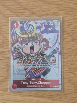 One Piece Card TCG Tony Tony.Chopper ST01-006 Alternate Art Promotion Card EN NM - Image 1