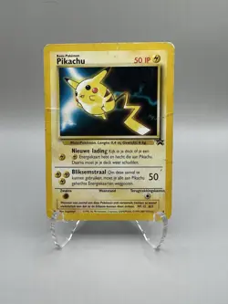Pikachu Promo Pokemon Card Dutch 1999-2000 WOTC #4 - Vintage - Image 1
