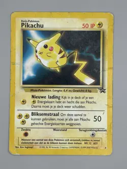 Pikachu Promo Pokemon Card Dutch 1999-2000 WOTC #4 - Vintage - Image 3