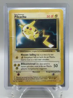 Pikachu Promo Pokemon Card Dutch 1999-2000 WOTC #4 - Vintage - Image 4