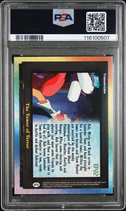 2000 TOPPS POKEMON TV ANIMATION SER 2 EPISODE CARDS THE TOWER OF TERROR PSA 8 - Image 2