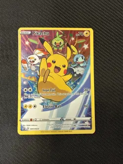 Pikachu SWSH020 SWSH: Sword & Shield Promo Cards Holo NM - Image 1