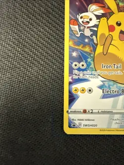 Pikachu SWSH020 SWSH: Sword & Shield Promo Cards Holo NM - Image 4