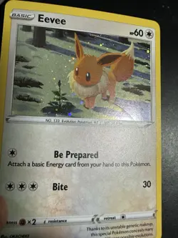 Eevee SWSH190 SWSH: Sword & Shield Promo LP Pokemon Card Holo - Image 3