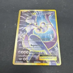 Pokemon Mewtwo EX TCG Full Art Holo Rare Card 103/108 XY Evolutions - Image 1